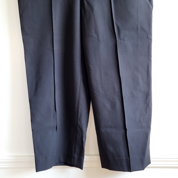 Vince Pintuck Tapered High Waist Black Trouser Pants Style#V802922038 NWT Sz 16 - Picture 14 of 17